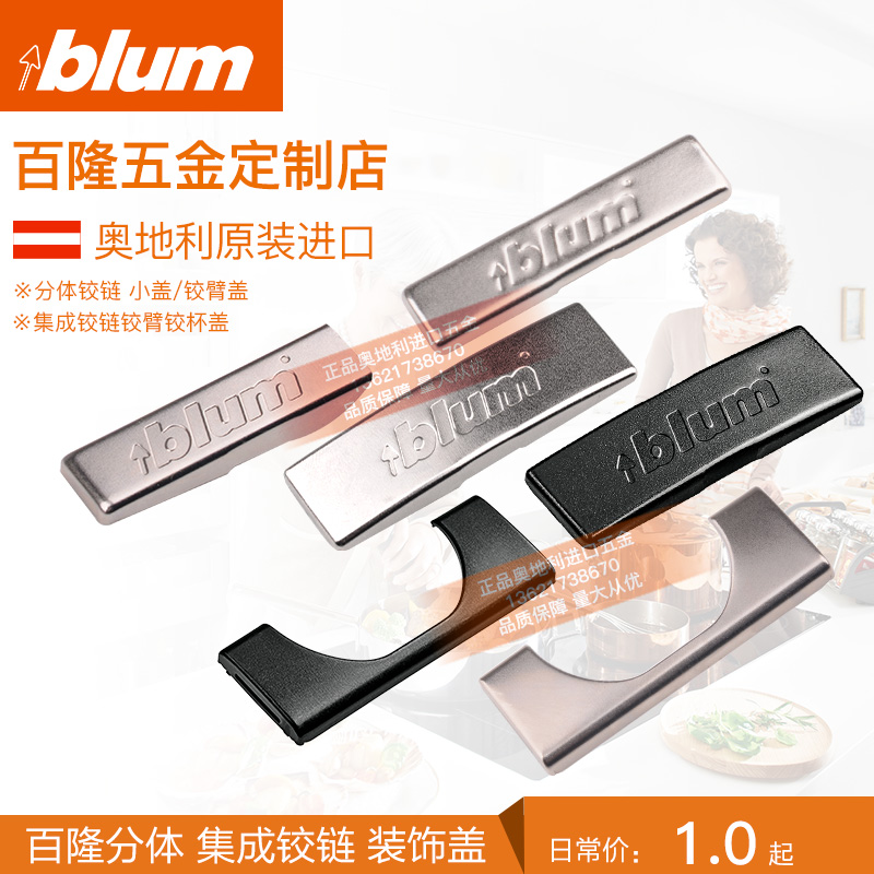 Blum hinge decorative cover original imported blum logo cover 100 degrees 107 degrees 110 degrees 95 degrees straight arm middle bend