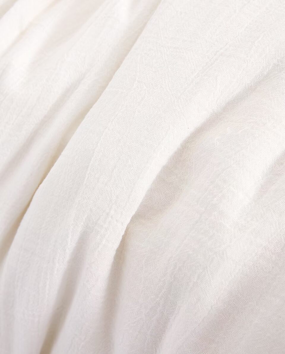 Zara Home voan nguyên liệu vàng màu xám tối giản 1.5m1.8 m đơn giường đôi chăn 47299088711 - Quilt Covers chăn phao trần	