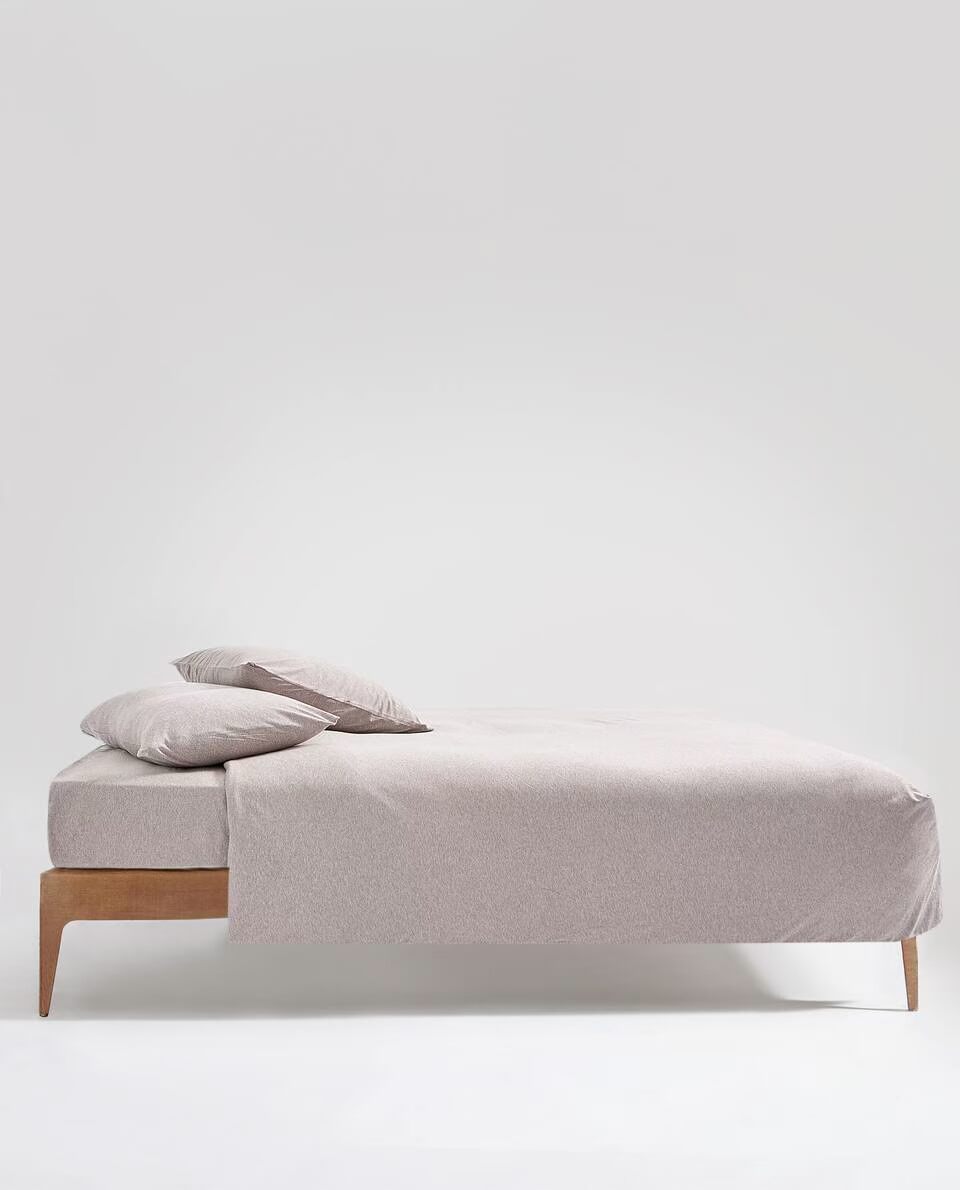 Zara Home đơn giản màu be áo cotton chăn bông đơn mảnh 40013088737 - Quilt Covers chăn lụa
