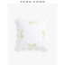 Zara Home Bắc Âu Mimosa Thêu Home Sofa Ghế lại Gối Đệm 40392007150 - Trở lại đệm / Bolsters Trở lại đệm / Bolsters