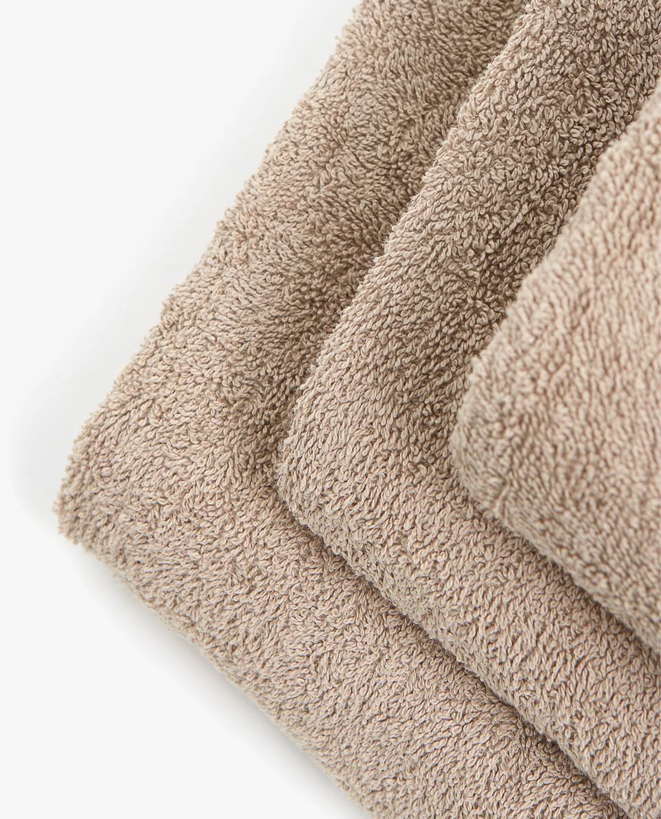 Zara Home terry bông Khăn 49007013737 - Khăn tắm / áo choàng tắm khăn lau mặt spa