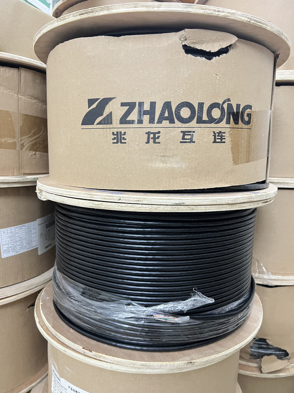 Zhaolong Network Cable Outdoor Double-Shielded Cable 0.5 Core Oxygen-Free Copper 305m Surveillance Network Cable 8-Core Twisted Pair Cable Zhaolong Network Cable Outdoor Double-Shielded Cable 0.5 Core Oxygen-Free Copper 305m Surveillance Network Cable 8-Core Twisted Pair Cable