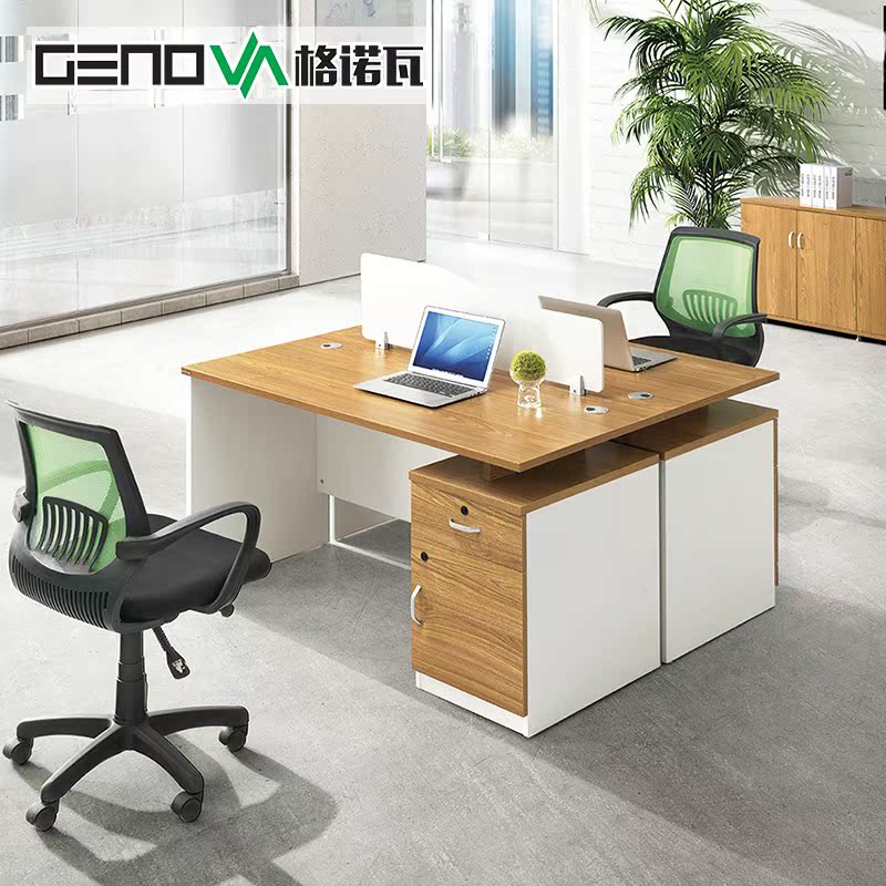 Genova desk single staff table independent staff table 1 2 m 1 4 m pair sitting double table desk