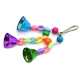 Monk Golden Sun Parrot Stand Supplies Acrylic Bell Chewing Toy Climbing Bite-resistant Puzzle Relief
