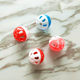 Parrot gnawing toy ball straw, foot grab/foot toy, Tiger skin foot bell ball, ຢາງລູກນົກຂອງຫຼິ້ນ