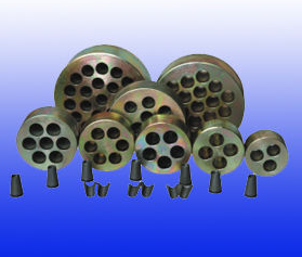 Prestressed tension bridge working anchor M15-N (4 piece sets: anchor plate clamping plate Anchor plate Spiral band