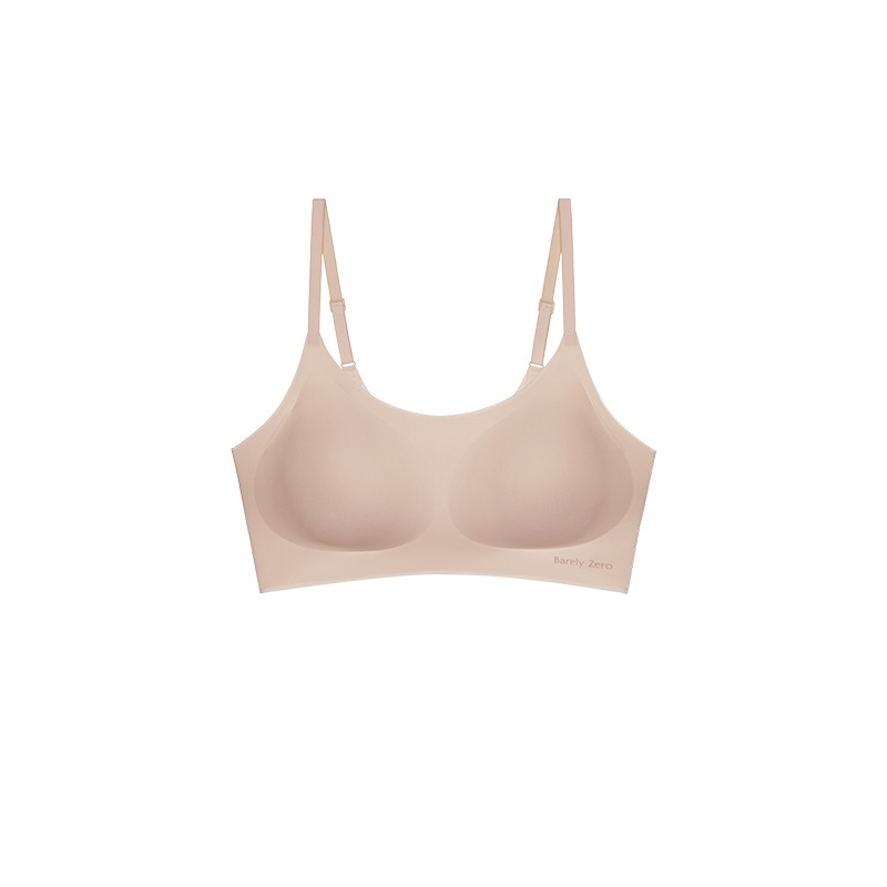 内外橙标云朵无尺码固定杯内衣无痕文胸