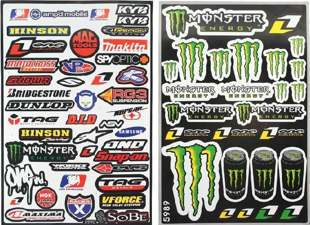 Ghost fire scooter stickers modified waterproof Fuxi decals personalized Yamaha fuel tank stickers decorative stickers accessories