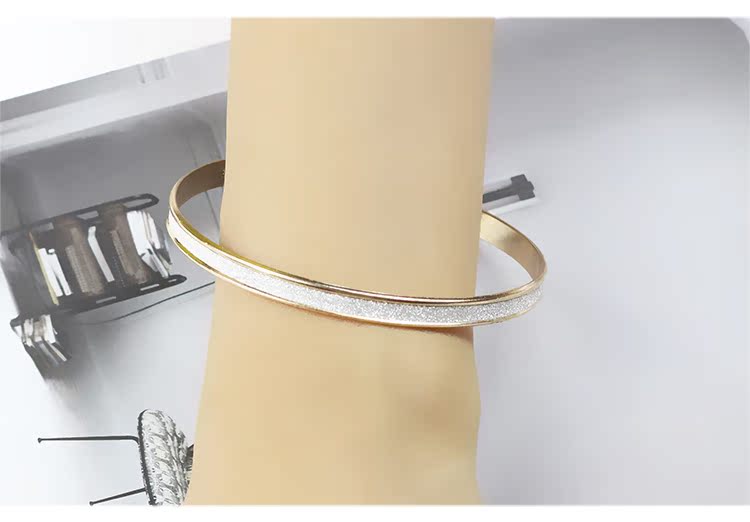 Phiên bản Hàn Quốc của vòng tay nữ trang sức làm mờ bạc sterling thời trang vòng tay cá tính Nhật Bản và Hàn Quốc cặp đôi sinh viên đơn giản thạch anh tóc xanh