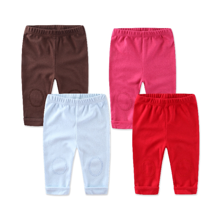 Export single newborn newborn baby pure cotton knitted PP pants Baby sports pants casual pants 0-2 years old clearance