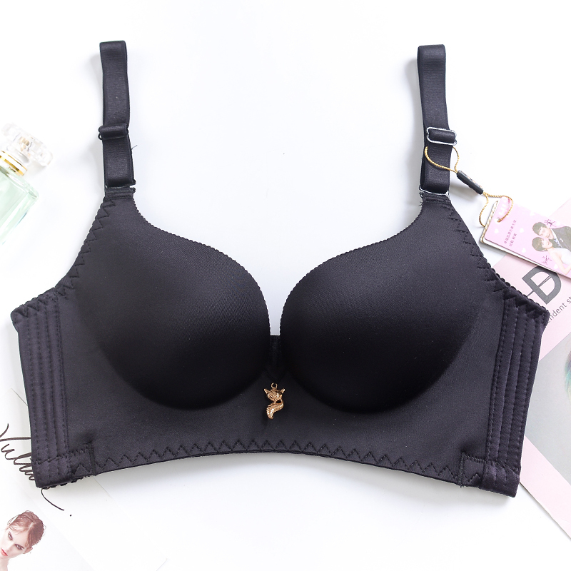 Hong Kong Fox Underwear Wireless Push-Up Bra Happiness Gold Fox Underwear Side Breast Collection Anti-Sagging Lift Small Chest Bra Hong Kong Fox Underwear Wireless Push-Up Bra Happiness Gold Fox Underwear Side Breast Collection Anti-Sagging Lift Small Chest Bra
