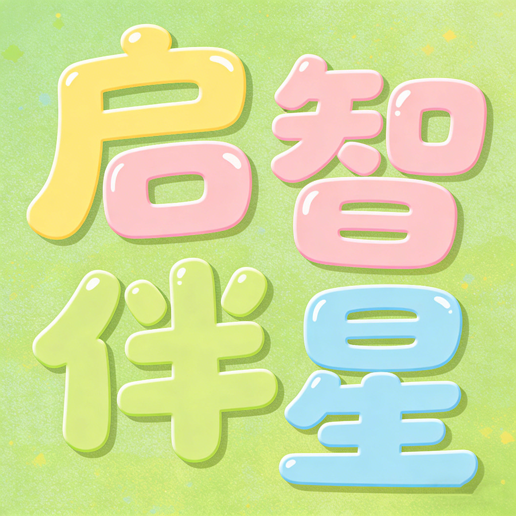 启智伴星成长的LOGO