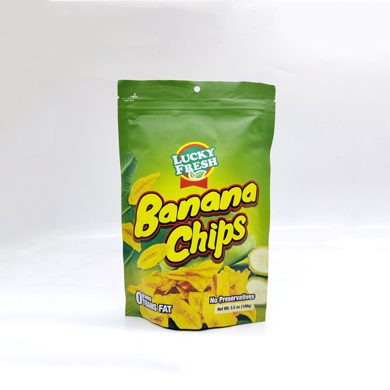 Philippines imports Nafochi banana slices dry LUCKYFRESH charcoal grilled crisp rolls casual snacks 100g-Taobao