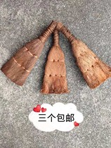 Brown broom small broom Palm Palm Palm Palm handmade mini household window sewn escalator coffee table factory machine cleaning