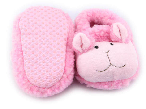 Pantoufles enfants en suède pour printemps - semelle coton - Ref 1035451 Image 10