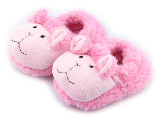 Pantoufles enfants en suède pour printemps - semelle coton - Ref 1035451 Image 9