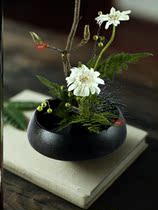Japanese flower arrangement vessel Zen flower arrangement Jianshan flower arrangement vessel Zen vintage flower arrangement Zen retro flower arrangement set