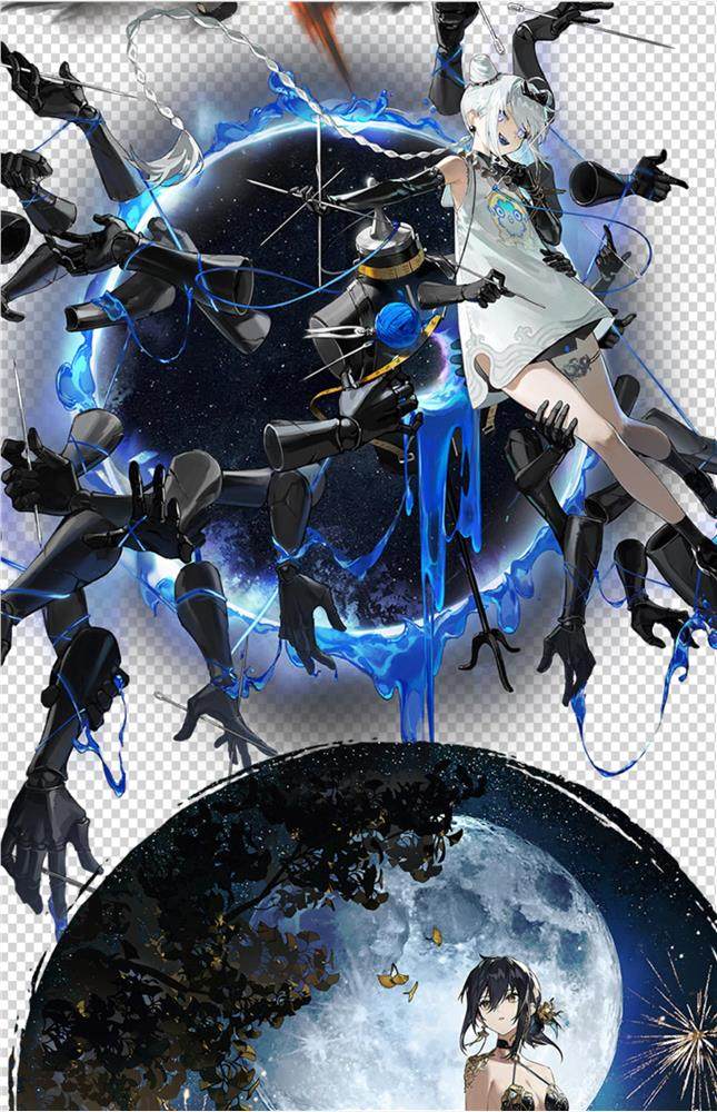 新月同行立绘高清图片PNG素材二次元游戏人物原画插画壁纸CG参考