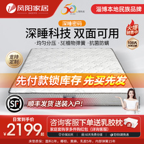 Fengyang mattress Simmons environmentally friendly coconut palm mattress soft and hard dual-use household latex independent spring mattress 1 8m thick