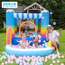 Doctoral Guinea Rainbow Trampoline Trampoline Children Inflatable Castle Indoor Small Naughty Castle Childrens Paradise Toy Family