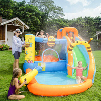 Doctor Dolphin childrens bouncy castle Indoor and outdoor large park bouncing bed slide jumping small playground Home