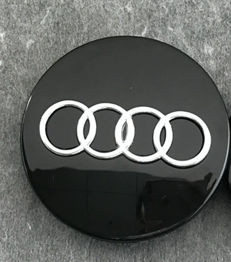 Vỏ trung tâm Audi A3 A4 A6L Q3 Q5 Q7 A5 A7 A8 Q2 logo trung tâm vỏ lốp logo logo trung tâm lo go xe hoi tem dán kính lái ô tô 