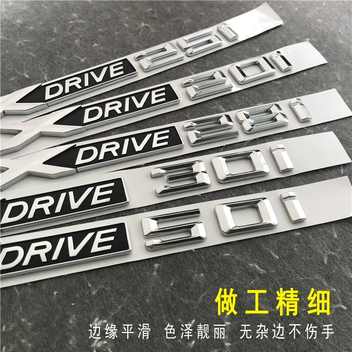 BMW OLD CAR STORE LABEL XDRIVE35I28I20I50I STICKER X1X3X4X5X6 decal xe oto tem xe oto thể thao