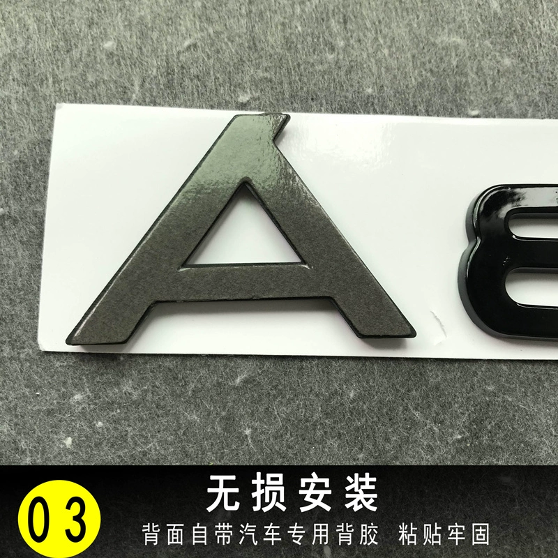 FAW Audi từ tiêu chuẩn A3 A4 A5 A6L A8L tiêu chuẩn xe phía sau tiêu chuẩn 2.4 1.8T chuyển vị nhãn dán logo logo xe ô tô logo các hãng xe hơi