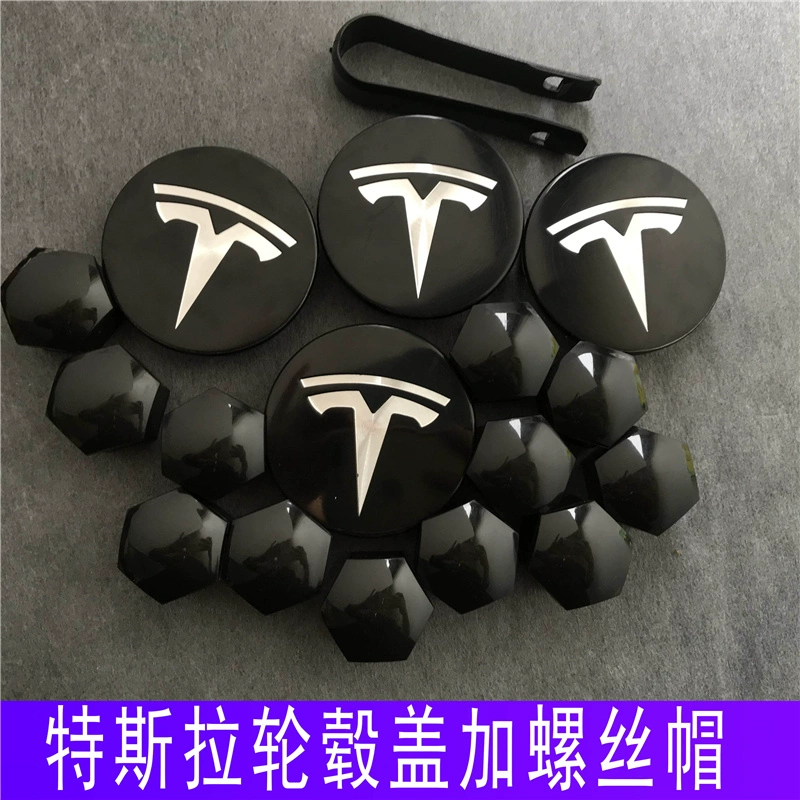 Thích hợp cho Tesla Model3 / Y / X nắp trung tâm xe trang trí nắp vặn nắp lốp phụ kiện sửa đổi bánh xe dán đổi màu xe ô tô decal xe oto 