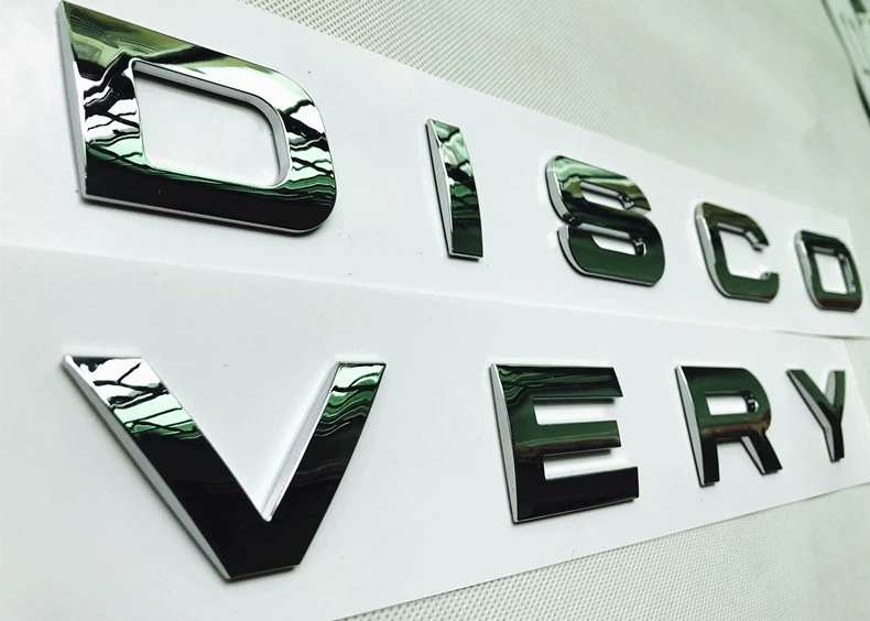 miếng dán phản quang ô tô Dành riêng cho Land Rover Dấu chữ cái tiếng Anh Discovery God 4 Discovery 2 phía trước tem xe Dấu hiệu DISCOVERY tem xe ô tô lô gô ô tô