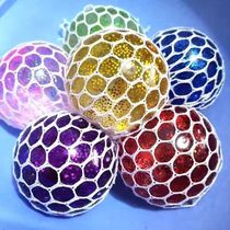 Vent Decompression Grape Balls Creative Toy Gold Powder Water Polo Crystal Color Bead Ball Students Whole Demagogic Knead Kids