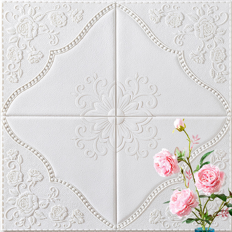 3d Solid Wall Sticker Wallpaper Self-Glued Bedroom Living Room Soft Bag Background Wall Deco children's room Cartoon Anti-crash wallpaper