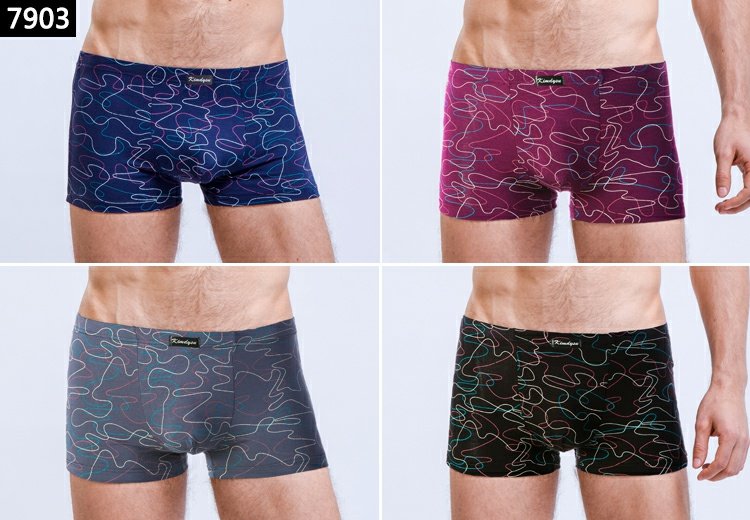 Jin Di Shi 4 hộp quà tặng modal nam boxer tóm tắt gợi cảm mùa hè trẻ trung quần lót đùi