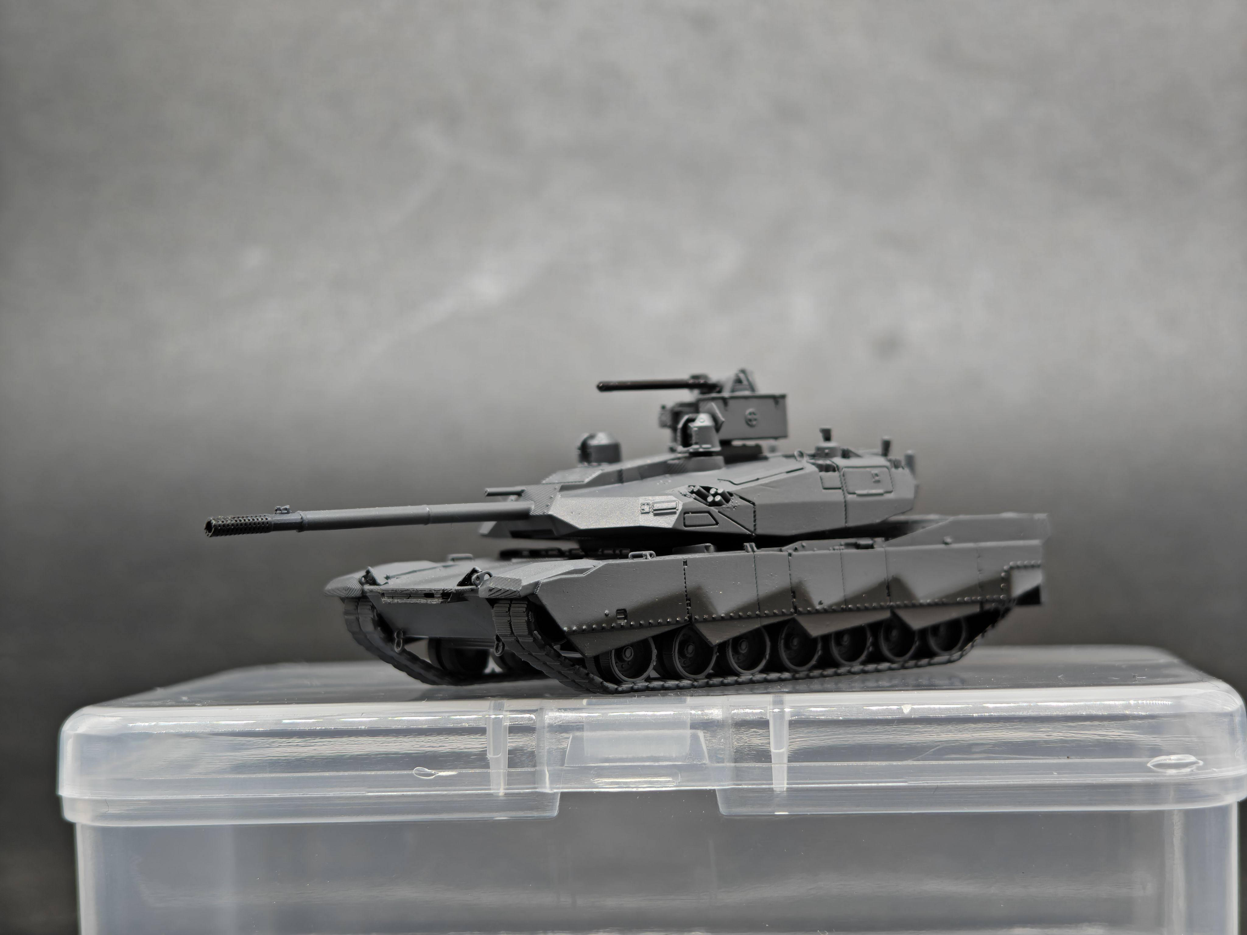 3D Printed 1/144 U.S. Army Abrams X Main Battle Tank Finished