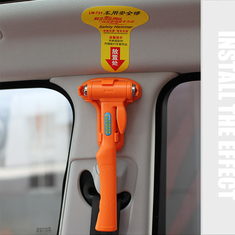 Car supplies Safety hammer Multi-function car bus escape hammer Window breaker Life-saving emergency tool artifact