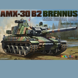 Kaqi Model Tiger 4604 1/35 French Amx-30B2 Main Battle Tank with Reactor Armor