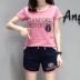 [Đặc biệt hàng ngày] trang phục thể thao giản dị phù hợp với thời trang nữ mùa hè 2018 mới áo thun cotton nữ tay ngắn kích thước lớn - Thể thao sau Thể thao sau
