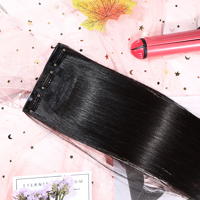 Wig piece a piece of non-marking real hair pieces themselves pick up hair real hair invisible small piece wig female long hair