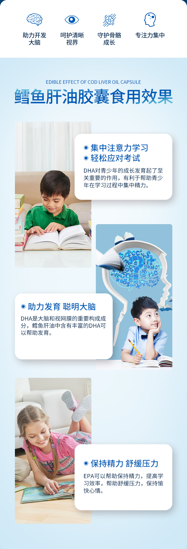 冰岛进口 Lysi 利思利喜 青少年深海鳕鱼肝油胶囊 120粒*2瓶 多重优惠折后￥191.8包邮包税