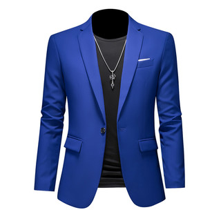 Business casual small suit, slim fit plus size suit