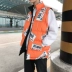 Áo vest nam mùa đông hai mặt in vest vest rộng kích thước thời trang cotton vest nam áo thun 3 lỗ nam Áo vest cotton