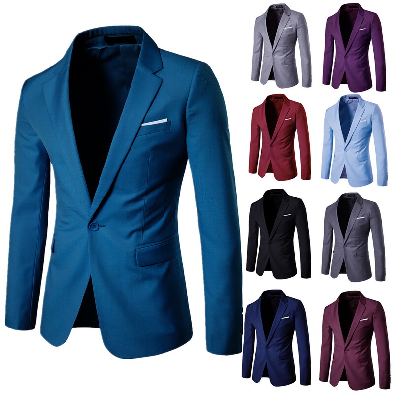 Men's Suits Plus Size Business Casual Small Suit Youth Summer Korean Style Slim Fit Single Suit Jacket