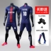 Áo đấu của Paris Saint-Germain 18-19 Đồng phục bóng đá nội địa Malm Bape dài tay phù hợp với đội tuyển Pháp - Bóng đá Bóng đá