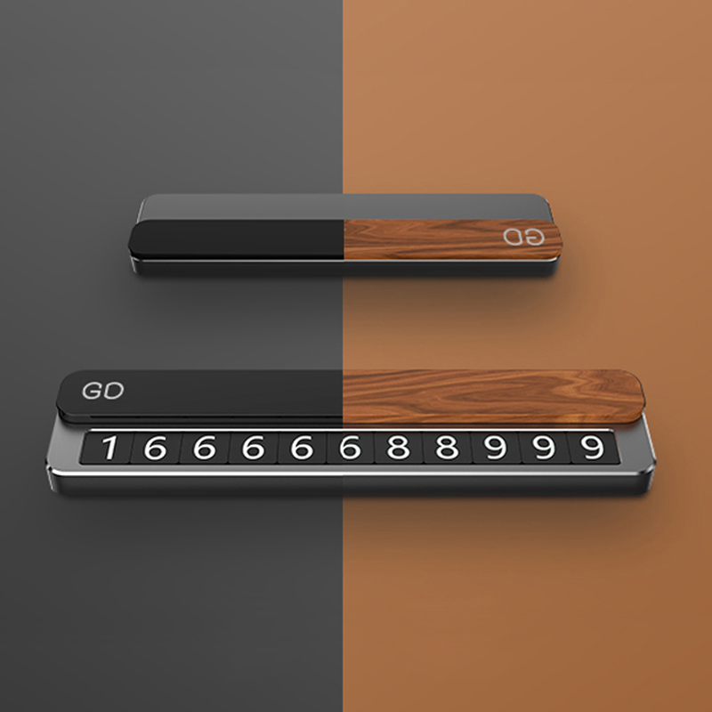 Car temporary parking plate transfer phone number plate Luminous zero hour car moving car number plate car interior ornaments