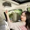 Creative car tissue box Hanging car hanging visor skylight toilet paper box Car removable toilet paper box Car supplies