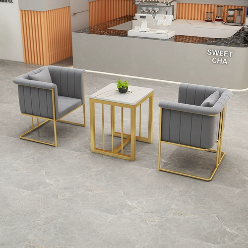 Кофейный диван, шпильки для волос для отдыха, чай с молоком, легкий роскошный стиль, популярно в интернете