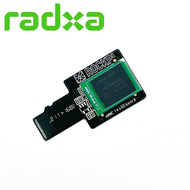 Radxa Official Emmc 5.1 Memory Card (Compatible with Radxa Development Boards Rock3 Rock4 Rock5)