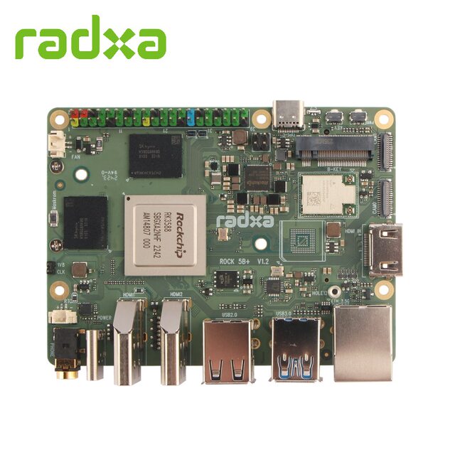 Radxa Rock 5B+ Development Board Rk3588 8-Core Cpu Supports 8K HDMI and Wifi 6