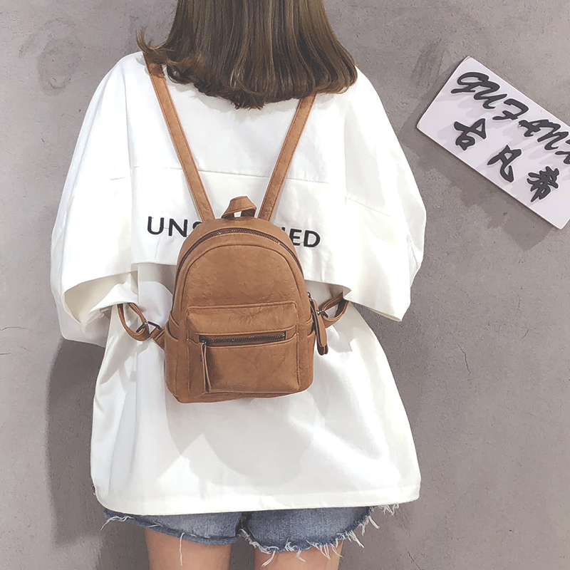 ins super fire bag girl 2021 new fashion Korean version wild college style school bag student travel fashion small backpack