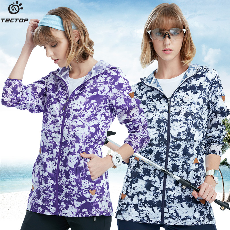 Tango Outdoor Spring Summer Medium Long Version Sunscreen Lady Skin Wind Clothing Light and breathable camouflan sunscreen outtake